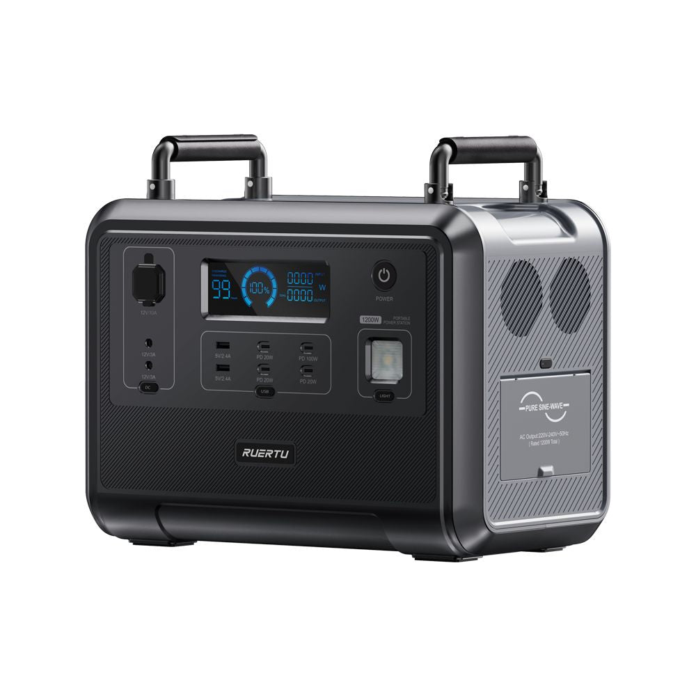 RUERTU RO1200 Portable Power Station 960Wh | 1200W