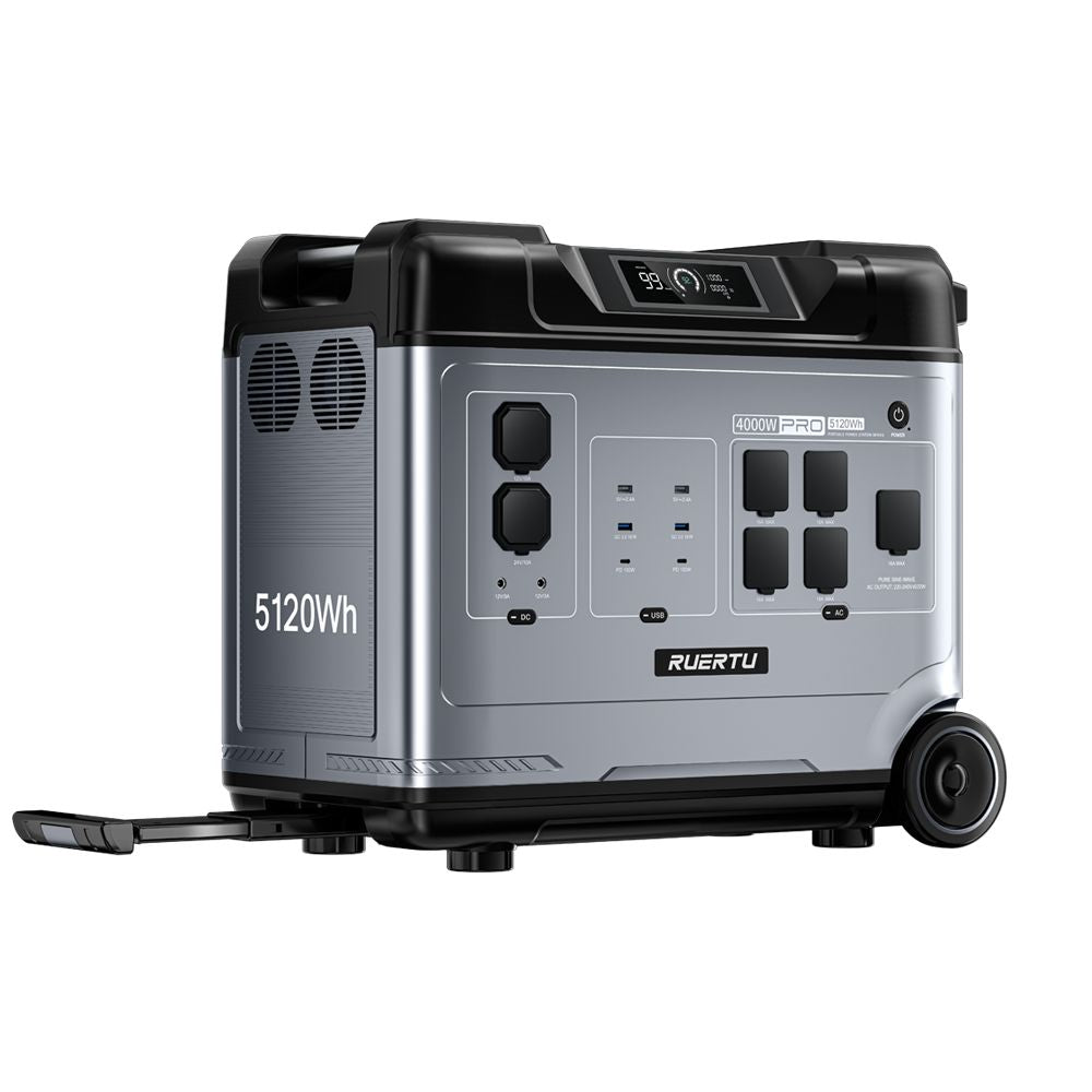 RUERTU RO5000 PRO Portable Power Station 5120Wh | 4000W