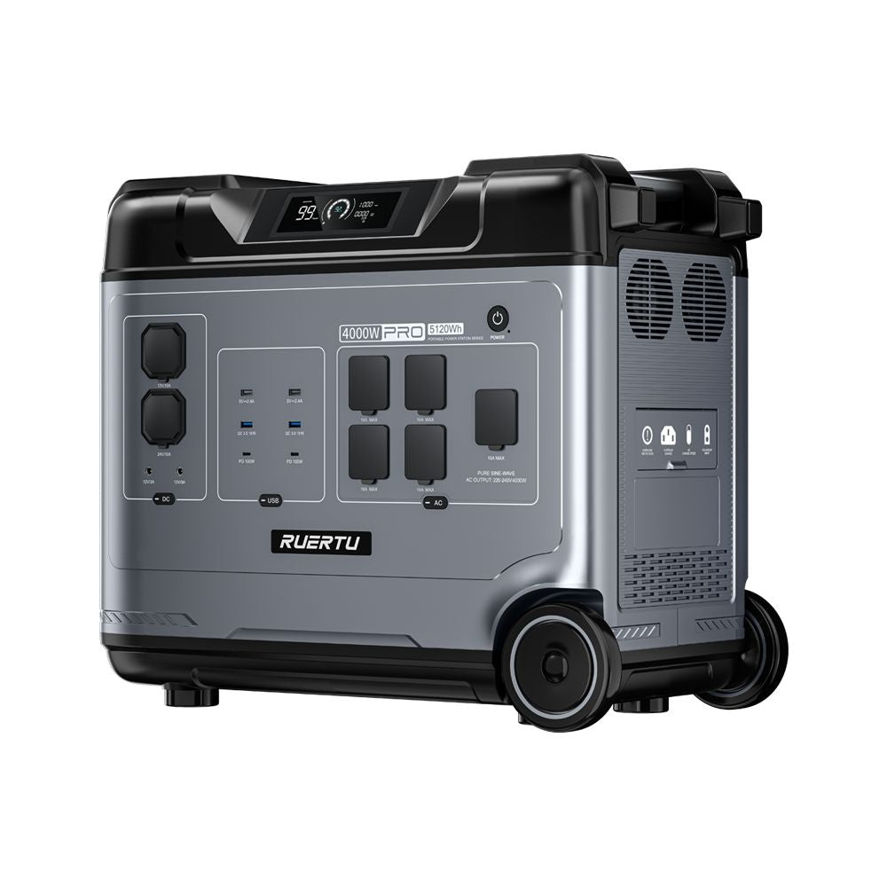 RUERTU RO5000 PRO Portable Power Station 5120Wh | 4000W