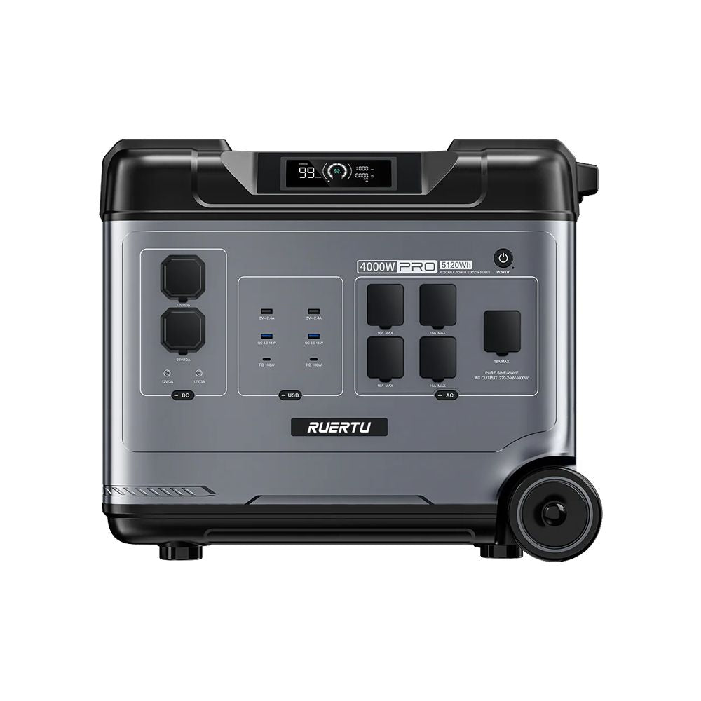 RUERTU RO5000 PRO Portable Power Station 5120Wh | 4000W